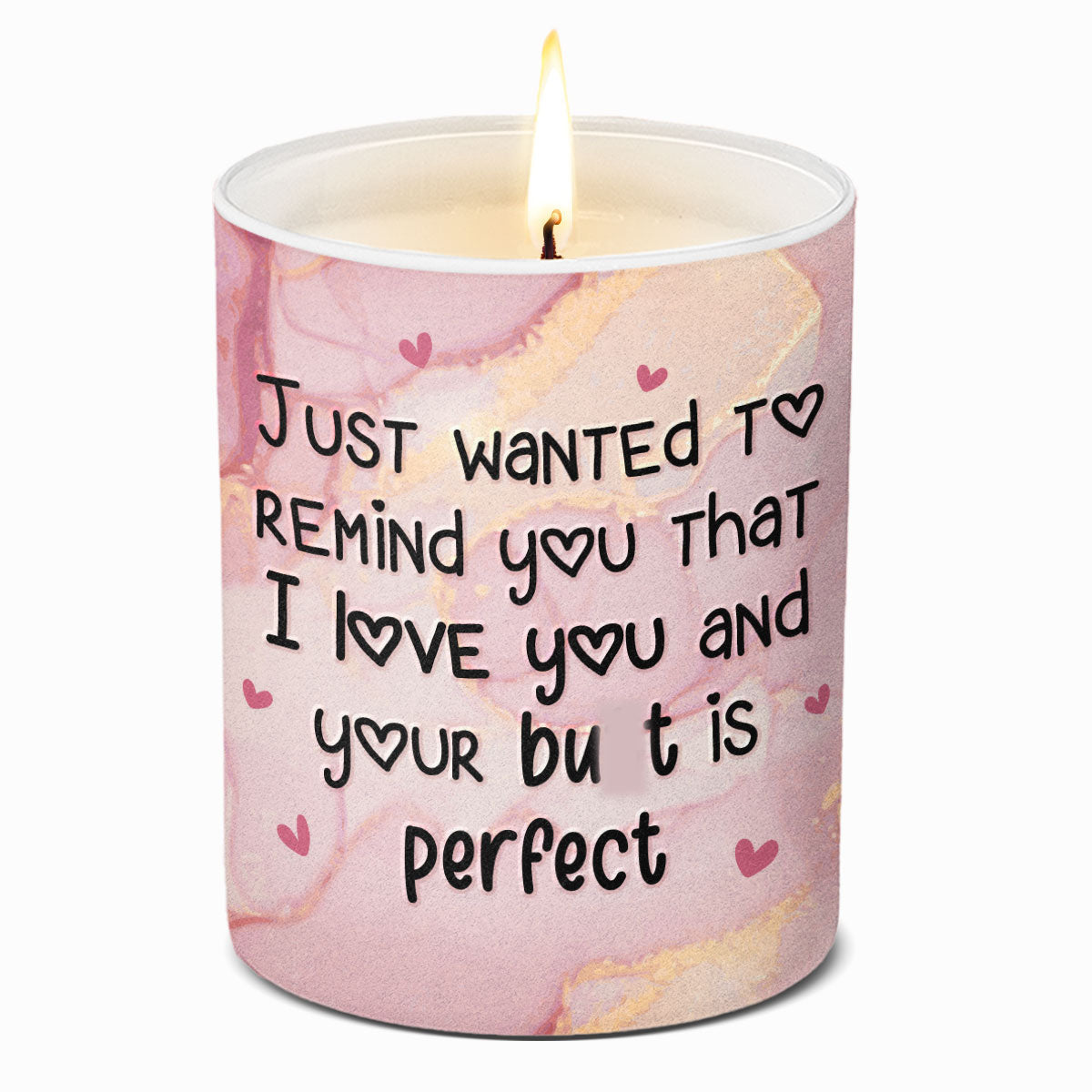 I Love You - Couple Smokeless Scented Candle - Gift For Husband Wife, Anniversary