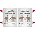 I Wish You Lived Next Door - Bestie Personalized Custom Accent Mug - Gift For Best Friends, BFF, Sisters