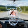 Custom Photo Drive Safe I Love You So Much - Family Personalized Custom Car Ornament - Acrylic Custom Shaped - Gift For Family Members