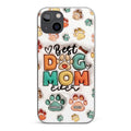 Best Fur Mom Ever - Dog & Cat Personalized Custom 3D Inflated Effect Printed Clear Phone Case - Gift For Pet Owners, Pet Lovers