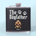 Dog Is God Spelled Backward - Dog Personalized Custom Hip Flask - Father's Day, Gift For Pet Owners, Pet Lovers