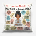 My Daily Affirmations Pillow - Yoga Personalized Custom Pillow - Gift For Yoga Lovers