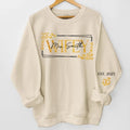 You Belong With Me - Couple Personalized Custom Unisex Sweatshirt With Design On Sleeve - Gift For Husband Wife, Anniversary