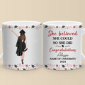 I Finally Graduated - Family Personalized Custom Mug - Graduation Gift For Family Members, Siblings, Brothers, Sisters