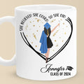 Your Education Has Prepared You For What Lies Ahead - Family Personalized Custom Mug - Graduation Gift For Family Members, Siblings, Brothers, Sisters