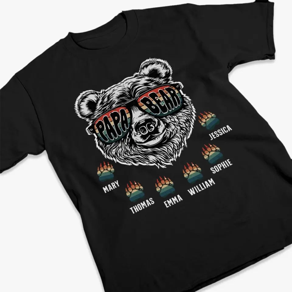 A Father's Heart Is A Masterpiece Of Nature's Artistry - Family Personalized Custom Unisex T-shirt, Hoodie, Sweatshirt - Gift For Dad, Grandpa