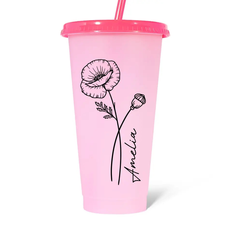 I Want To Vacation So Long - Bestie Personalized Custom Changing Color Cup - Summer Vacation Gift, Birthday Pool Party Gift For Best Friends, BFF, Sisters