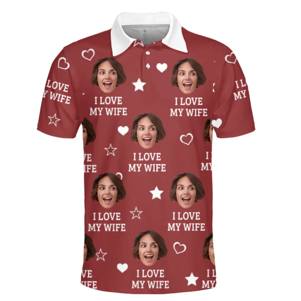 Custom Photo Besides Chocolate, You're My Favorite - Couple Personalized Custom All Over Print Polo Shirt - Father's Day, Gift For Husband Wife, Anniversary