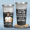 I Finally Can Say Happy Retirement - Personalized Custom Aluminum Changing Color Cup - Appreciation, Retirement Gift For Coworkers, Work Friends, Colleagues