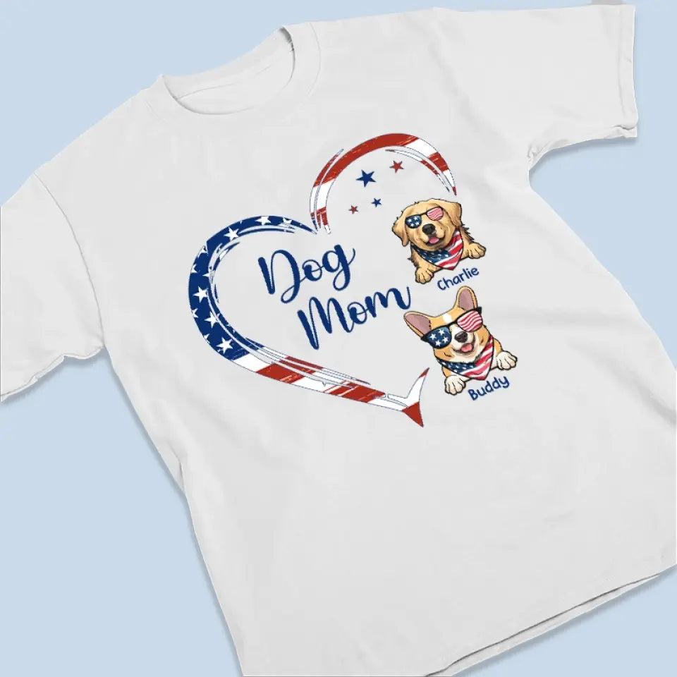 Pets Rule The World - Dog & Cat Personalized Custom Unisex T-shirt, Hoodie, Sweatshirt - 4th Of July, Gift For Pet Owners, Pet Lovers