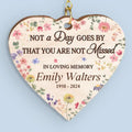 You Are Always In Our Hearts - Memorial Personalized Custom Rotating Wooden Picture Frame - Sympathy Gift For Family Members