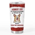 Pets Make Life Beautiful - Dog & Cat Personalized Custom 3D Inflated Effect Printed Tumbler - Gift For Pet Owners, Pet Lovers