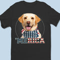 Custom Photo When I Needed A Hand, I Found Your Paw - Dog & Cat Personalized Custom Unisex T-shirt, Hoodie, Sweatshirt - 4th of July, Gift For Pet Owners, Pet Lovers