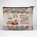 Ready For The Next Adventure - Travel Personalized Custom Cosmetic Bag - Holiday Vacation Gift, Gift For Adventure Travel Lovers