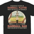 God Hit A Homerun When He Made You - Family Personalized Custom Back Printed Unisex T-shirt, Hoodie, Sweatshirt - Gift For Dad, Sport Lovers, Sport Players