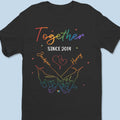 Love Matters, Love Is Love - Couple Personalized Custom Unisex T-shirt, Hoodie, Sweatshirt - Gift For Husband Wife, Anniversary, LGBTQ+