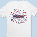 Shine Like Fireworks - Family Personalized Custom Unisex T-shirt, Hoodie, Sweatshirt - 4th of July, Gift For Mom, Grandma