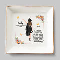 Congratulations On Graduating, We Are So Proud - Family Personalized Custom Jewelry Dish - Graduation Gift For Family Members, Siblings, Brothers, Sisters