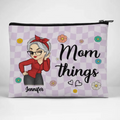 Sometimes People Are Beautiful - Family Personalized Custom Cosmetic Bag - Gift For Mom, Grandma
