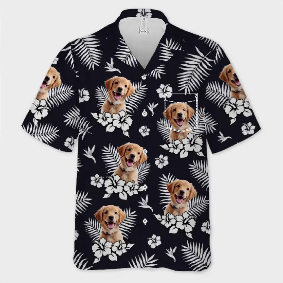 Custom Photo Life Is Short, Take The Beach Trip - Dog & Cat Personalized Custom Unisex Tropical Hawaiian Aloha Shirt - Summer Vacation Gift, Gift For Pet Owners, Pet Lovers