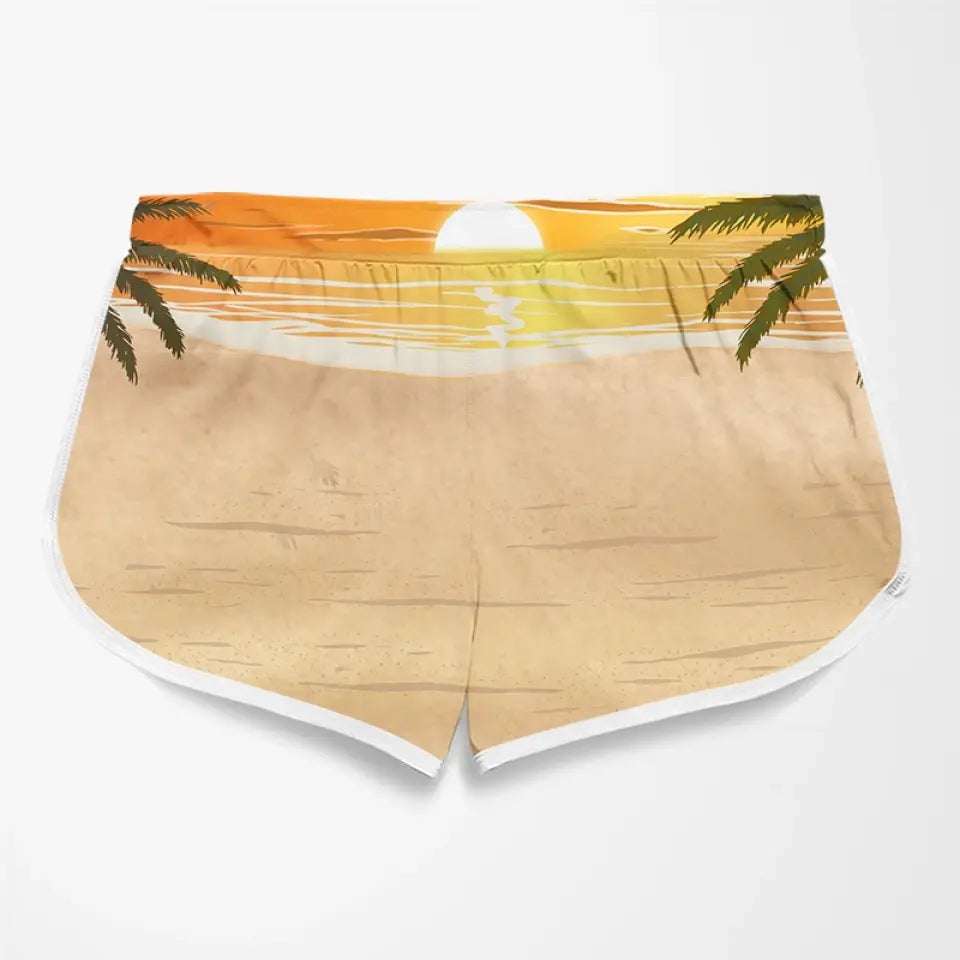 Custom Photo If Lost Return To Bae - Funny Personalized Custom Tropical Hawaiian Aloha Couple Beach Shorts - Summer Vacation Gift, Birthday Party Gift For Husband Wife