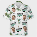 Custom Photo Family Vacation - Family Personalized Custom Unisex Tropical Hawaiian Aloha Shirt - Summer Vacation Gift For Family Members