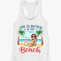 Summer Is Calling Us - Dog Personalized Custom Racer Back Tank Top - Gift For Pet Owners, Pet Lovers