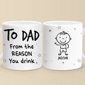 Family Is The Compass That Guides Us - Family Personalized Custom Mug - Gift For Family Members