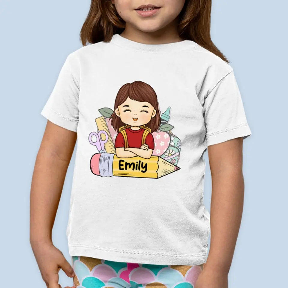 Back To School - Personalized Custom Kid T-shirt - Back To School Gift For Kid