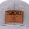 Where I Go, Joy Is Sure To Follow - Dog Personalized Custom Leather Patch Hat - Gift For Pet Owners, Pet Lovers