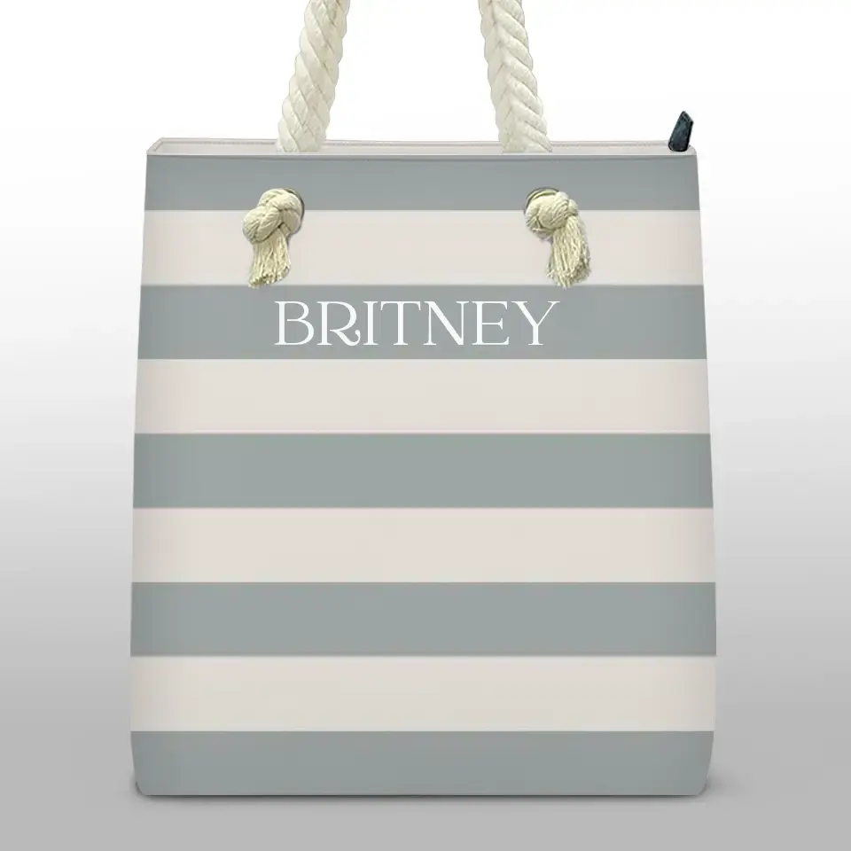 Find What Gives You Joy And Go There - Bestie Personalized Custom Beach Bag - Summer Vacation Gift For Best Friends, BFF, Sisters