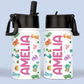 Back To School - Personalized Custom Kid Water Bottle - Back To School Gift For Kid, Grandkid