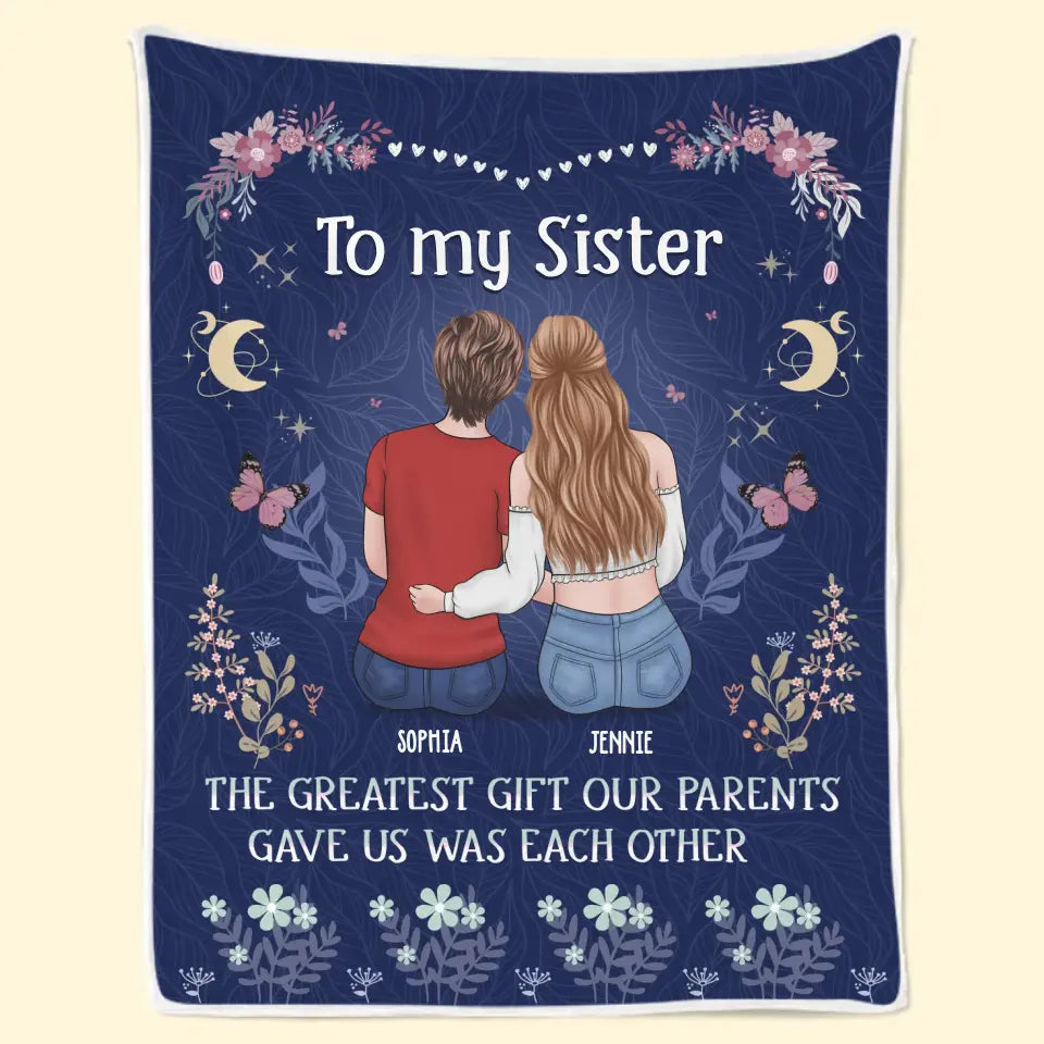 The Rarity And Invaluability Of Friendship
 - Bestie Personalized Custom Blanket - Gift For Best Friends, BFF, Sisters