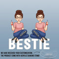 Friends Forever - Bestie Personalized Custom Acrylic Shaking Stand - Gift For Best Friends, BFF, Sisters
