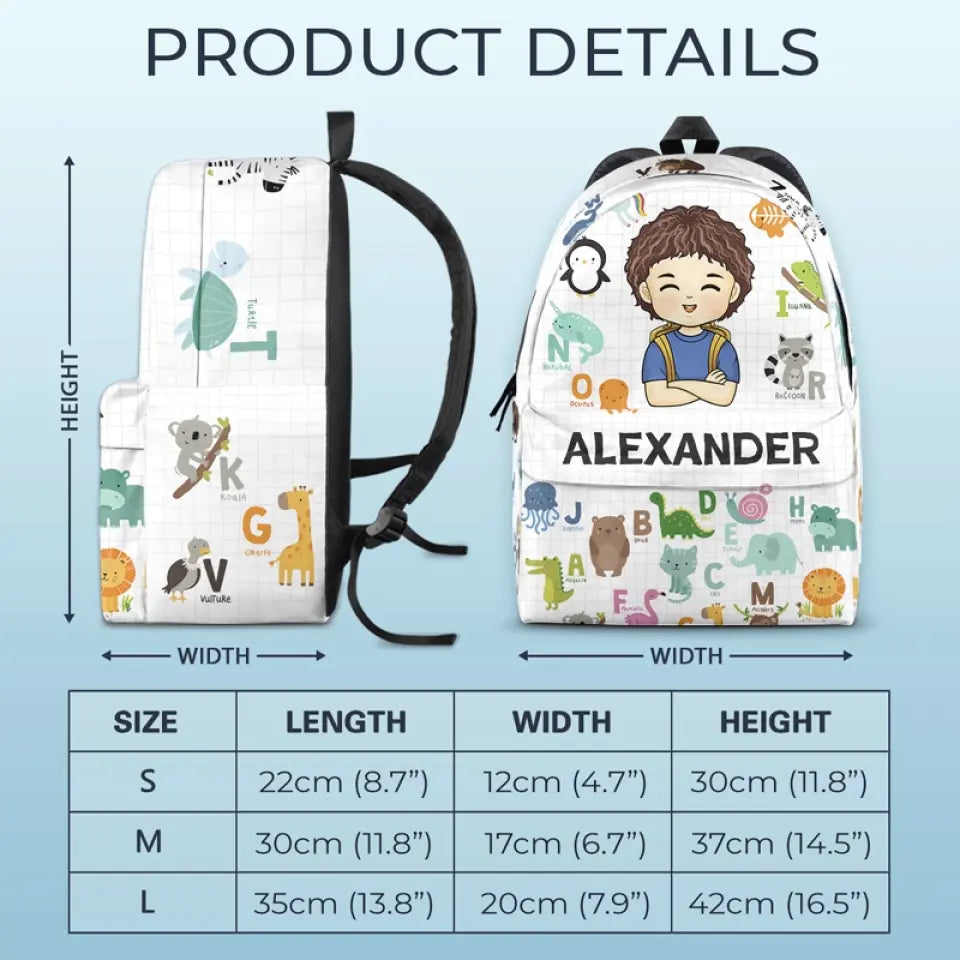 The Future Of The World Is In My Classroom Today - Personalized Custom Kid Backpack - Back To School Gift For Kid