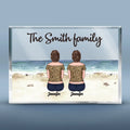 Beach Squad Goals - Family Personalized Custom Rectangle Shaped Acrylic Plaque - Gift For Family Members