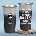 Children See Magic Because They Look For It - Family Personalized Custom Aluminum Changing Color Cup - Father's Day, Gift For Dad