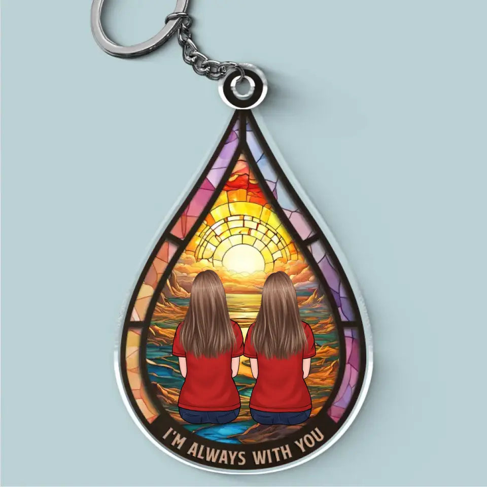This Years May Pass But Still You Stay - Memorial Personalized Custom Shaped Acrylic Keychain - Sympathy Gift For Family Members