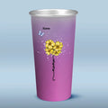 Grandma Fills Your Heart - Family Personalized Custom Aluminum Changing Color Cup - Gift For Mom, Grandma