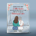 Thank You For Being My Sister - Bestie Personalized Custom Rectangle Shaped Acrylic Plaque - Gift For Best Friends, BFF, Sisters