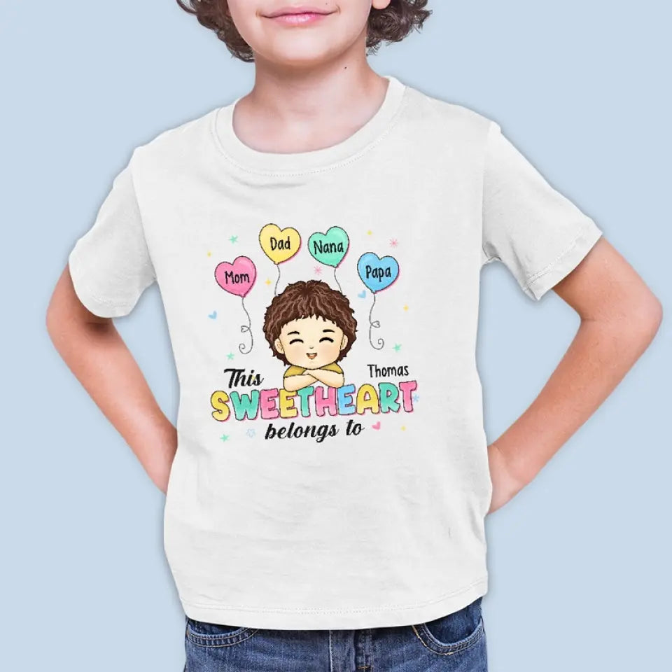 This Grandkid Belongs To - Personalized Custom Kid T-shirt - Gift For Kid