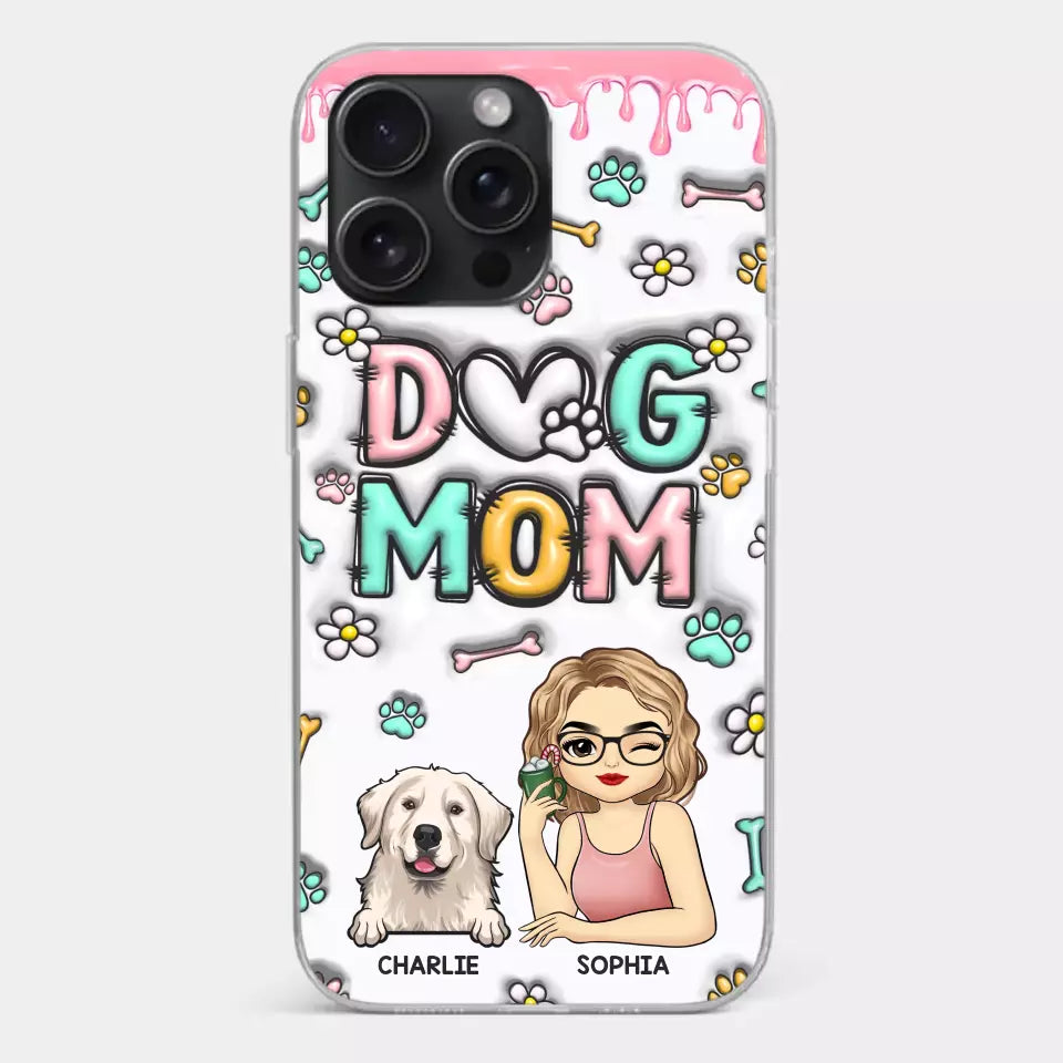 It's Not A Home Without Fur Kids - Dog Personalized Custom 3D Inflated Effect Printed Clear Phone Case - Gift For Pet Owners, Pet Lovers