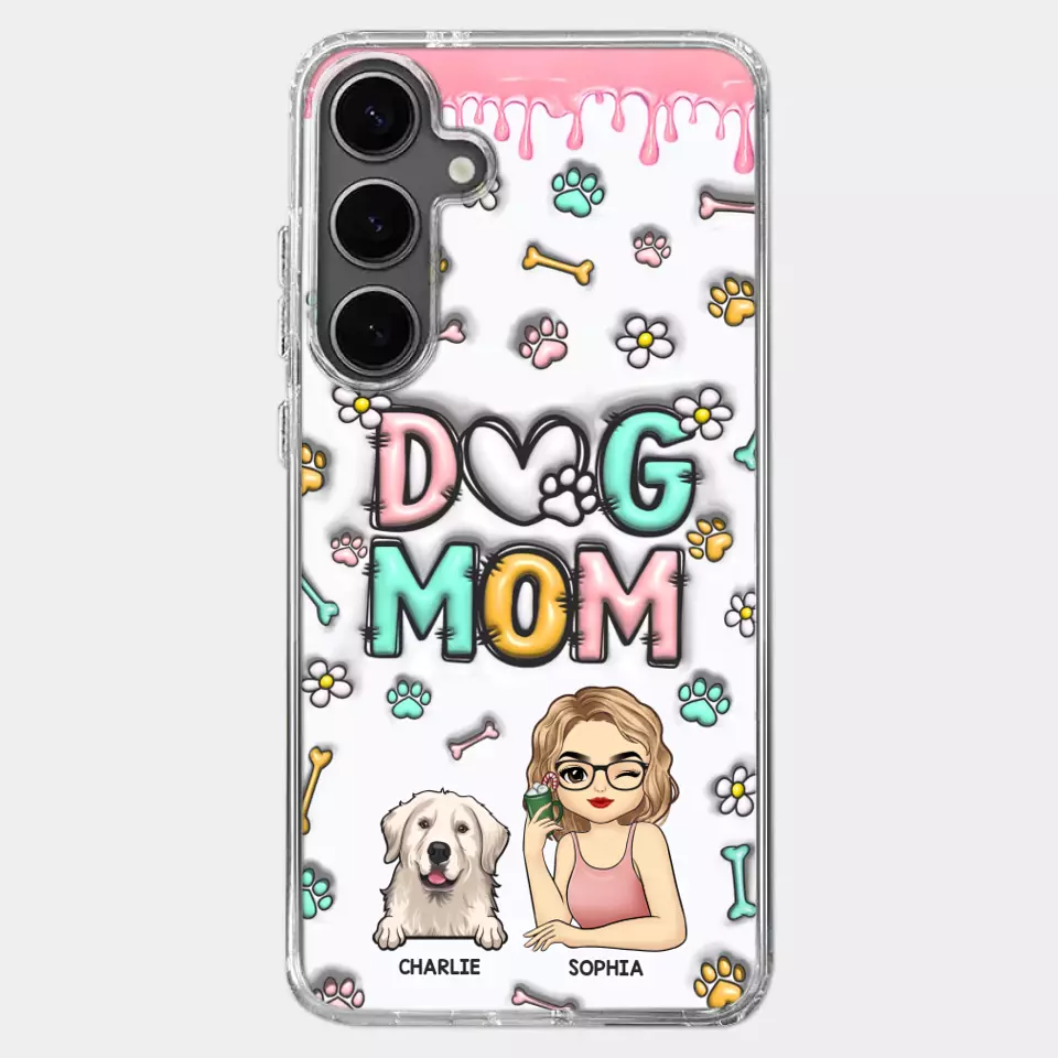 It's Not A Home Without Fur Kids - Dog Personalized Custom 3D Inflated Effect Printed Clear Phone Case - Gift For Pet Owners, Pet Lovers