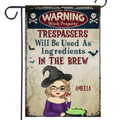 A Witch’s Cat Is Full Of Magic - Cat Personalized Custom Flag - Halloween Gift For Pet Owners, Pet Lovers