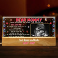 Custom Photo I'll Meet You And Kiss Your Little Face  - Family Personalized Custom Acrylic Letters 3D LED Night Light - Gift For Baby Kids, Newborn Baby