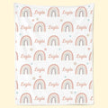 The Scent Of Baby Powder And Unconditional Love - Family Personalized Custom Blanket - Gift For Baby Kids, Newborn Baby