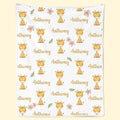 Tall Dreams Start With Tiny Giraffe Legs - Family Personalized Custom Baby Blanket - Gift For Baby Kids, Newborn Baby