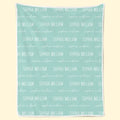 I Love You To The Moon And Back - Family Personalized Custom Baby Blanket - Gift For Baby Kids, Newborn Baby