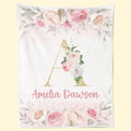 You Are The Cheerful Flower In Our Family’s Bouquet - Family Personalized Custom Baby Blanket - Gift For Baby Kids, Newborn Baby