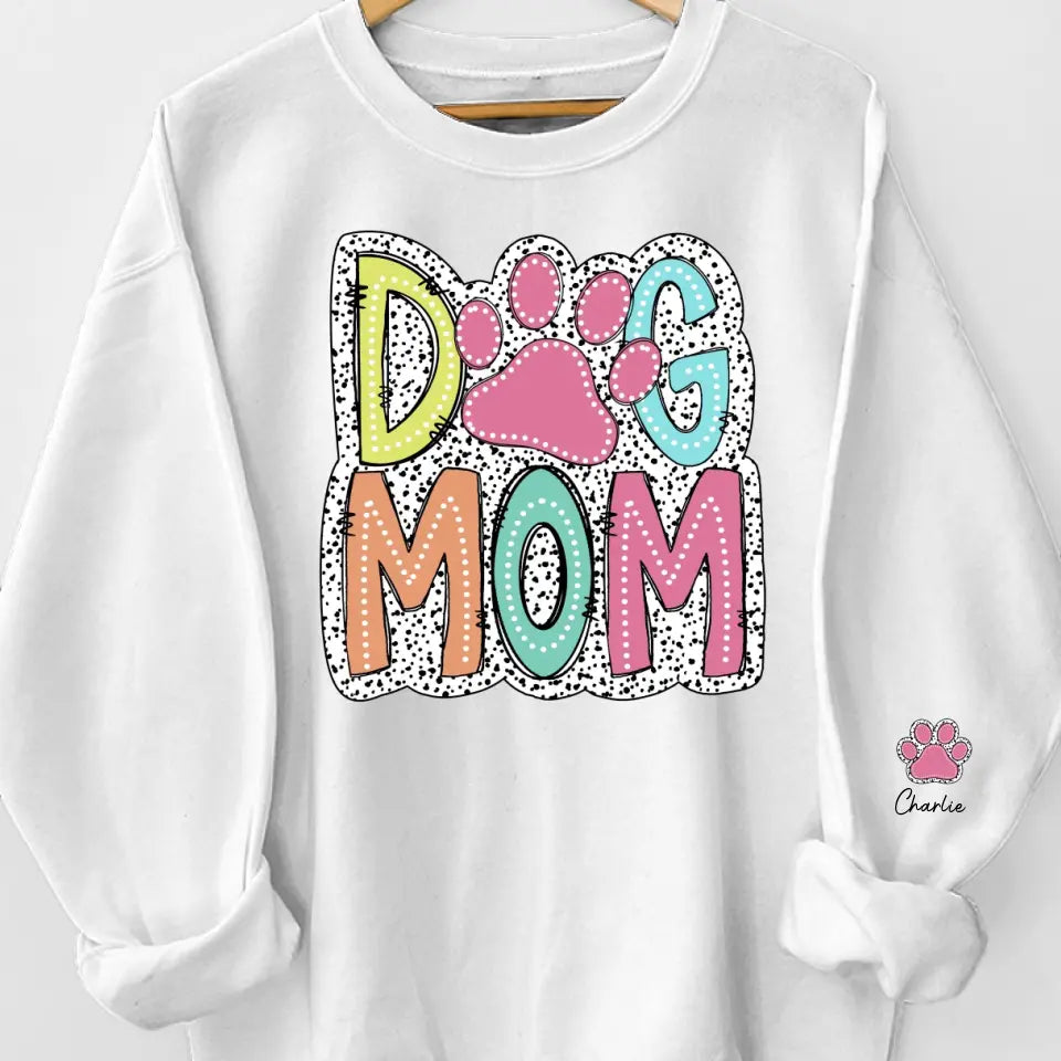 My Pet Fills My Heart With Joy - Dog & Cat Personalized Custom Unisex Sweatshirt With Design On Sleeve - Gift For Pet Owners, Pet Lovers